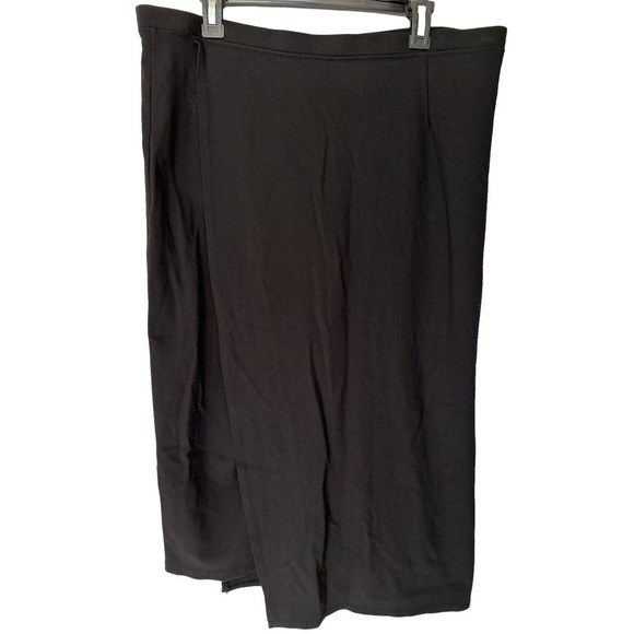 Betabrand Womens Size XXL Black Sassies Capri Pant Skirt Skort - Picture 4 of 7